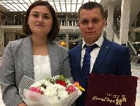 Брюховецкую семью Галаган наградили за победу во Всероссийском конкурсе 