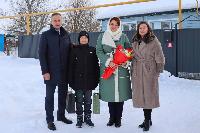 Леонида Денисова из станицы Переясловской поздравили с днем рождения