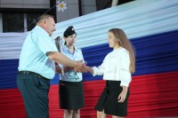 День Государственного флага отметили в Брюховецком районе праздничным концертом с участием артистов ДК имени А.Г. Петрика