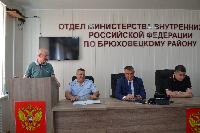 В ОМВД России по Брюховецкому району прошло мероприятие, посвященное выходу на пенсию 