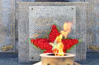 На мемориальном комплексе в станице Новоджерелиевской зажгли Вечный огонь