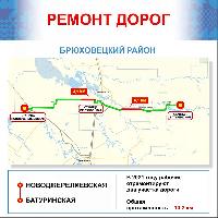 В 2021 году в Брюховецком районе обновят более 211 км асфальтированных и гравийных автодорог