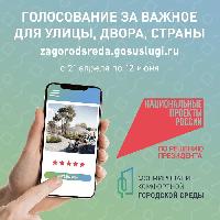 Продолжается Всероссийское голосование по выбору общественных территорий