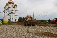 Ремонт площадки в мкр. Южный продлжается