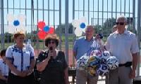 В хуторе Челюскинец открыли новую спортивную площадку