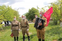 В преддверии 75-й годовщины Великой Победы поздравления принимают ветераны