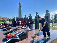 В Брюховецком районе продолжается патриотическая акция «Дорогами Славы»