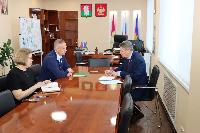 С рабочим визитом в Брюховецком районе побывал Виктор Чернявский