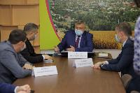 Рабочий день депутата ЗСК Владимира Лыбанева проходит сегодня в Брюховецком районе
