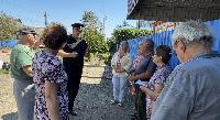 Полицейские провели сход граждан в станице Брюховецкой